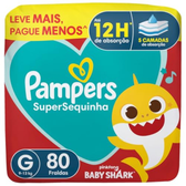 Imagem da oferta Fralda Pampers Supersequinha G 80 unidades