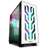 Imagem da oferta Gabinete Sharkoon Elite Shark CA300T Full Tower RGB com Fan Lateral em Vidro Temperado - CA300T White