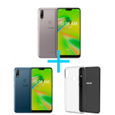 Imagem da oferta Smartphones Asus Zenfone Max Shot 3GB/32GB + Zenfone Max Plus (M2) 3GB/32GB + Bumper para Max Plus (M2)