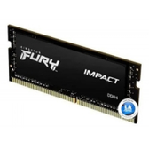 Imagem da oferta Memória Ram Para Notebook Ddr4 8Gb 3200Mhz Cl20 Kingston Fury Impact Kf432s20ib8 Gamer Sodimm Preto