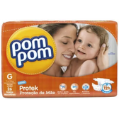 Imagem da oferta Fralda Pom Pom Protek Proteção De Mãe G 68 unidades