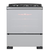 Imagem da oferta Dako Fogão 5 Bocas Preto com Frente em Vidro Espelhado e Timer Digital Diplomata Glass Grill Style Bivolt