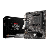 Imagem da oferta Placa-Mãe MSI A520M-A PRO AMD AM4 mATX DDR4 Preto - A520M-A PRO