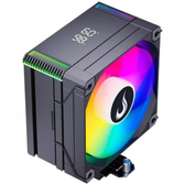 Imagem da oferta Cooler Para Processador Rise Mode Temp 6 Black, ARGB, 120mm, Com Display, Intel-AMD, Preto, RM-ACT6-ARGB-B