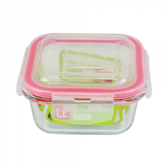 Imagem da oferta Pote de Vidro Hermético Quadrado Le Click Transparente 320ml