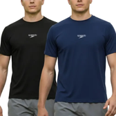 Imagem da oferta Kit 2 Camiseta Masculina Speedo Dry Fit Manga Curta Academia