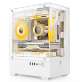Imagem da oferta Gabinete Gamer BRX R31W Mid Tower Vidro mATX Com 3 Fans Branco