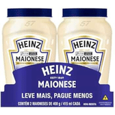 Imagem da oferta Heinz Pack Maionese Tradicional 400G - 2 unidades