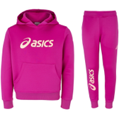 Imagem da oferta Conjunto de Agasalho Infantil com Capuz ASICS Canguru com Silk