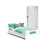 Imagem da oferta Cama Infantil Encanto Branco Montessoriano com Colchão