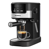 Imagem da oferta Cafeteira Espresso Dolce Crema 20 Bar Mondial PretoInox 1200W C-21-E-CNP