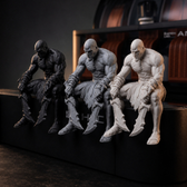 Imagem da oferta Boneco Kratos God of War Action Figure Colecionável Decorativo Gamer Lâminas do Caos
