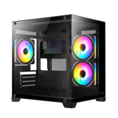 Imagem da oferta Gabinete Gamer Husky Dome 10 Micro-ATX Lateral e Frontal em Vidro Sem Fans Preto - HGN10PT