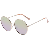 Imagem da oferta Óculos De Sol Feminino Chilli Beans Redondo Rosé Dourado - Chilli Beans