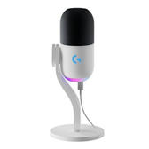 Imagem da oferta Microfone Dinâmico Gamer Logitech G Yeti GX com RGB LIGHTSYNC Captação Dinâmica Supercardioide Conexão USB Plug an
