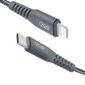 Imagem da oferta Cabo Iphonelightning + Usb-c I2go Certificado Mfi 2m 3a Nylon Trançado Chumbo - I2go Pro