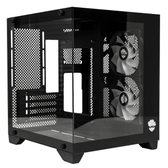 Imagem da oferta Gabinete Gamer Ninja Akyra X2 Mid Tower Vidro M-ATX