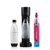 Imagem da oferta Máquina De Água Com Gás Gaia Preta Sodastream Com Cilindro