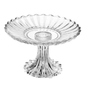 Imagem da oferta Prato para Doce com Pé Geneva 16cm Cristal Wolff para Bolos Sobremesas Doce Mesa Posta Elegante Casa