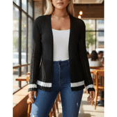 Imagem da oferta Casaquinho Feminino Canelado Fashion Coringa