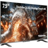 Imagem da oferta Smart TV QLED 75 4K Toshiba Google TV 4HDMI 2USB Wi-Fi