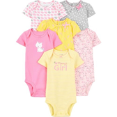Imagem da oferta Body pacote com 6 bodies sem mangas simple joys by carter’s meninas