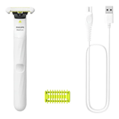 Imagem da oferta Aparador E Raspador Oneblade Intimate Qp192410 Philips Branco 127220v