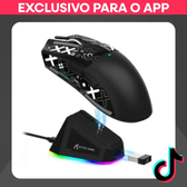 Imagem da oferta Mouse Gamer Sem Fio ATTACK SHARK X11 Ultraleve Tri-Modo 22000 DPI