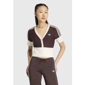 Imagem da oferta Blusa Cropped adidas Originals Manga Curta Marrom