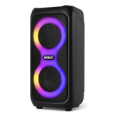 Imagem da oferta Caixa De Som Bluetooth Caixinha Grande 2 Altos Falantes 10w-hz 5.0 Boombox Com Radio Fm E Entrada Usb Pendrive