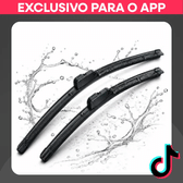 Imagem da oferta Par Palhetas limpador De Parabrisa Silicone Chuva Alta Durabilidade
