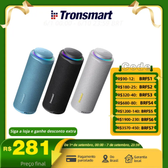 Imagem da oferta Tronsmart T8 caixa som bluetooth caixa de som Alto-falante portátil Bluetooth com graves profundos 40W som de 360 g