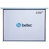Imagem da oferta Tela de Projeção Elétrica Retrátil  100 Polegadas Betec -BT4565
