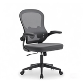 Imagem da oferta Cadeira De Escritório Executiva Base Preta Com Rodinha Fortt Linea Cinza - Csf20-cz