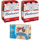 Imagem da oferta Kit Cerveja Budweiser Long Neck 330ml - 12 unidades + Cerveja Colorado Ribeirão Lager Lata 350ml - 8 Unidades