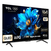 Imagem da oferta Smart TV TCL 50 Polegadas QLED 4K P7K WiFi Bluetooth Google TV HDR10+ Dolby Atmos Dolby Vision 50P7K