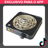 Imagem da oferta Cooktop Elétrico Portátil 1 Boca 1000W c Controle de Temperatura