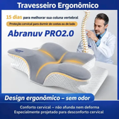 Imagem da oferta Travesseiro Cervical Ortopédico Abranuv Espuma Visco Sono