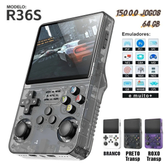 Imagem da oferta Console Portátil R36S 15.000 Jogos Tela IPS