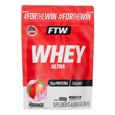 Imagem da oferta Whey Concentrado Ultra Protein Refil 900g Sabor Morango - FTW