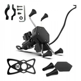 Imagem da oferta Suporte Carregador Celular Gps Moto Universa Fixa Retrovisor