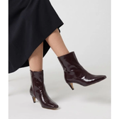 Imagem da oferta Bota Cano Médio em PU com Bico Quadrado
