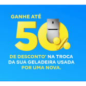Imagem da oferta Ganhe até 50% de Desconto na Troca da Sua Geladeira Usada por Uma Nova no Magazine Luiza