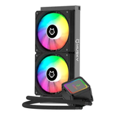 Imagem da oferta Water Cooler Husky Freezy, Iluminação ARGB, 240mm, AMD e Intel, Preto