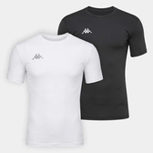 Imagem da oferta Kit Camiseta Kappa Térmica Embrace C2 Masculina