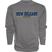 Imagem da oferta Blue 84 Moletom de gola redonda oficialmente licenciado pela NBA, bordado de sarja