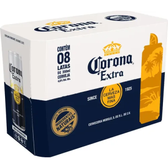 Imagem da oferta Cerveja Corona Extra Lata 350ml - Pack 8 Unidades