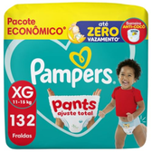 Imagem da oferta Fralda Pampers Pants Ajuste Total XG 132 Unidades