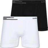 Imagem da oferta Kit 2 Cuecas Boxer Lupo Original Em Poliamida Cueca Sem Costura Adulto Box Masculina