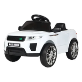 Imagem da oferta Mini Carro Elétrico Infantil Marcha FrenteRé 6V Controle Remoto Bluetooth Maxi Rover Maxi Toys - BRANCO